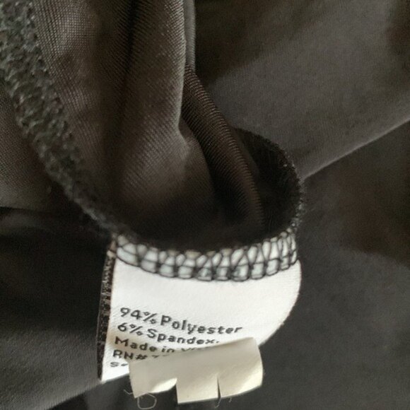 Nine West Black Long Sleeve Blouse With Tie Neck Detail XXL Polyester Spandex - Picture 2 of 9